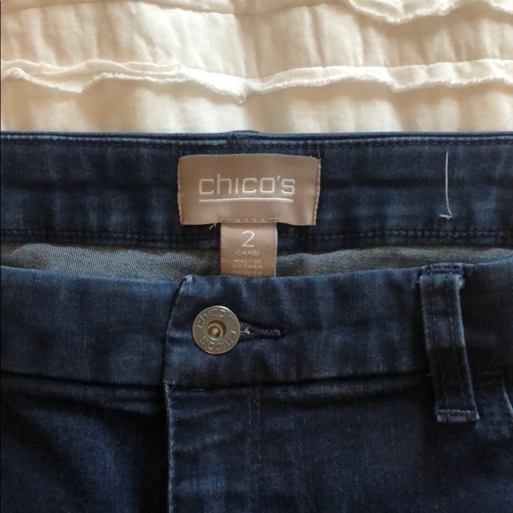 Chico’s crop jeans size 2